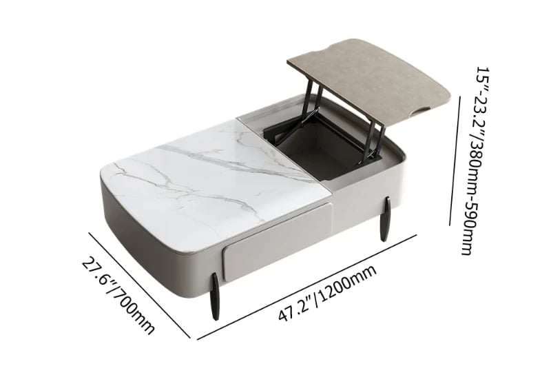صورة طاولة قهوة إمبر – خشب طبيعي