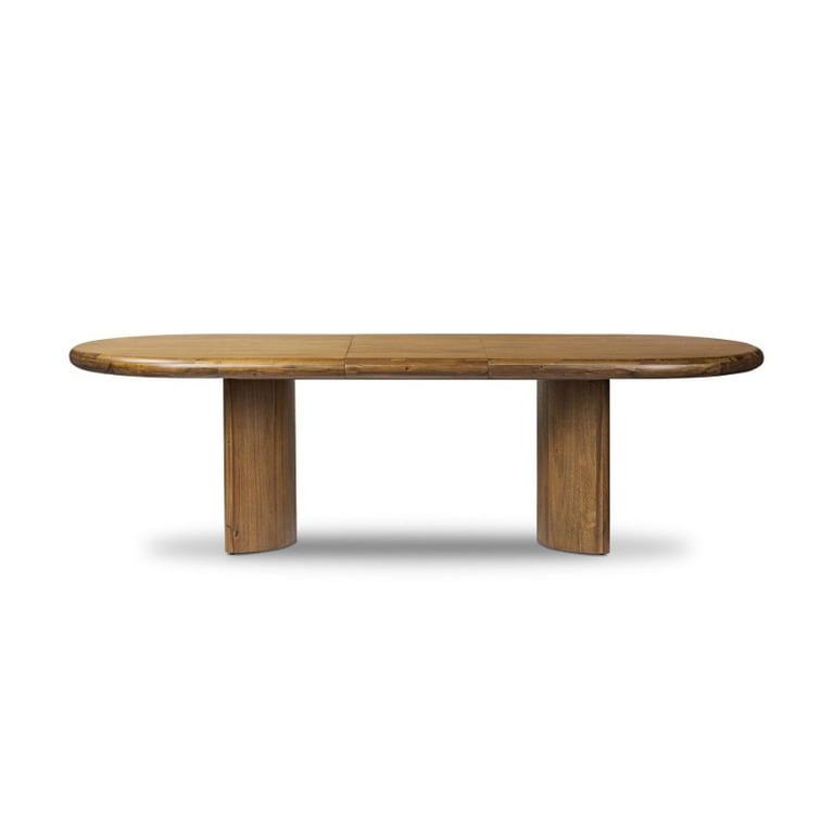 Orinda Dining Table – Oval Natural Wood Modern Design