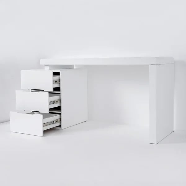 Picture of Mular – Natural Wood Desk with Multi-Drawer Storage & Movable Cabinet