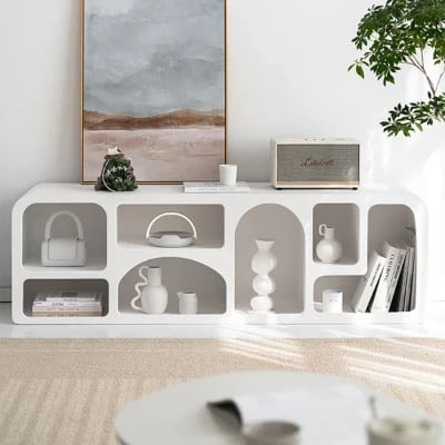 Picture of Silven Modular TV & Bookcase Unit – Natural Wood