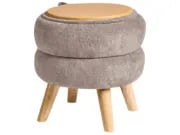 Picture of Ottoman Cocoon - Natural wood