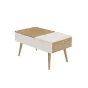 Picture of Mocito Lift-Top Coffee Table – Natural Wood with Storage Drawer