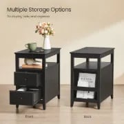 Picture of Andru Modern Side table - Natural Wood