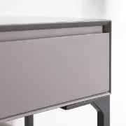 Graffie Dressing Table Set – Natural Wood with Mirror & Stool