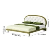 Picture of Verdant Elegance Bed – A Luxurious Fusion of Comfort and Style