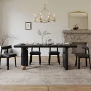 Novera Dining Set – Contemporary Natural Wood Design