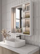 Picture of Cavea – Smart LED Bathroom Mirror Cabinet with Storage Shelves