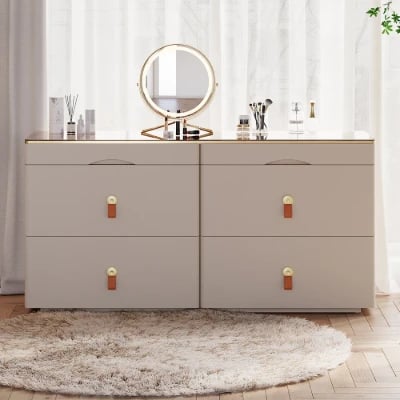 صورة أورالي – وحدة أدراج من الخشب الطبيعي