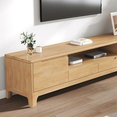 Picture of Almora TV Unit – NaturalWood with Drawers & Scandinavian Style