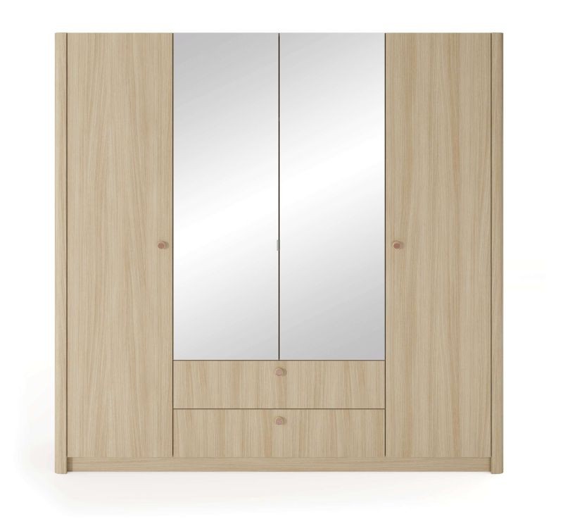 صورة إلڤو طقم غرفة نوم شبابي بتصميم عصرى – خشب طبيعي