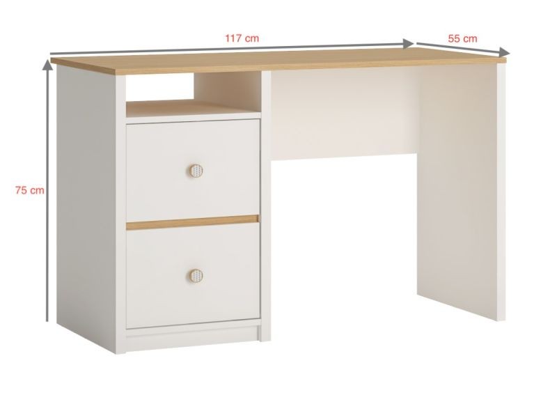 Picture of Astra - Natural Wood Study Desk