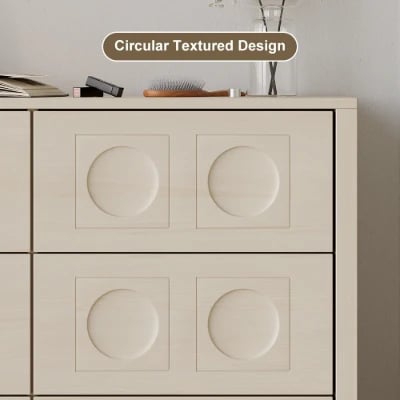 صورة خزانة نوفا – أناقة كلاسيكية مع  ٦ أدراج واسعة