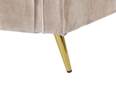 صورة داروا – كرسي عصري بذراعين من الخشب الطبيعي مع أرجل ستانلس ستيل