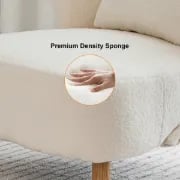 صورة كرسي أرتيزا بذراعين من الخشب الطبيعي – تصميم أنيق يناسب أي غرفة