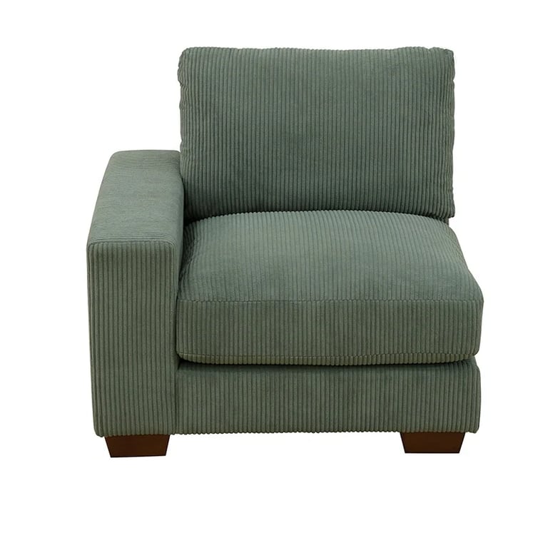 Picture of Veloro U-Shaped Sectional Sofa –  Natural Wood Base