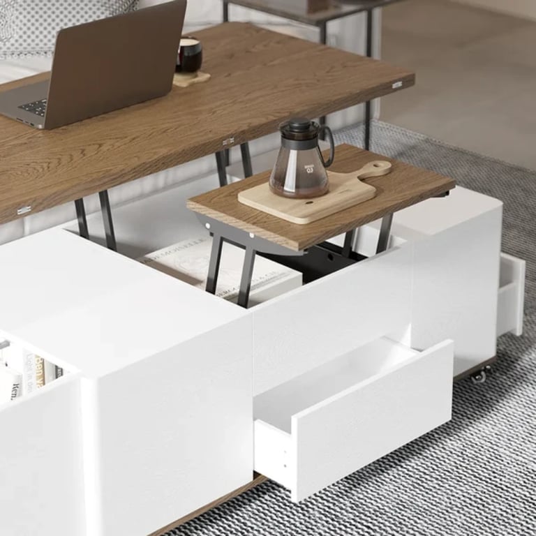 صورة ڤيلمار طاولة قهوة من الخشب الطبيعي  - متعددة الاستخدام