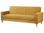 Mirelle – Modern Convertible Sofa with Natural Wood Frame