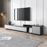 Picture of Flexo Extendable Natural Wood TV Stand – Modern Storage Unit