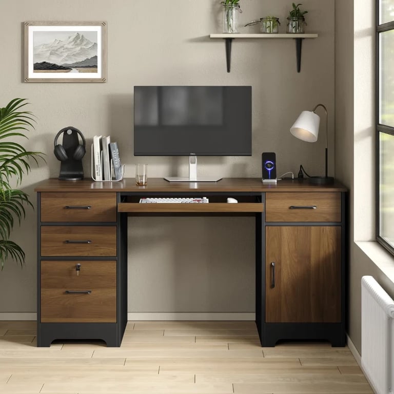 Brillant Desk  - Natural wood.