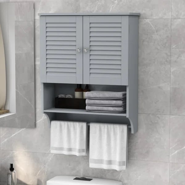 Picture of Jevara Natural wood Bathroom Cabinet