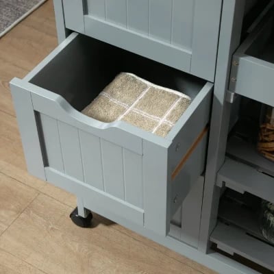 Kulinos Small Kitchen Island with Wheels