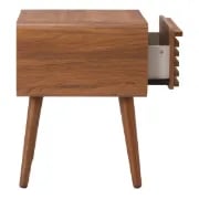 Picture of Birilian Natural Wood Side table - One drawer