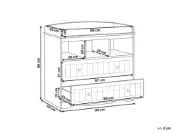 Rangio Baby Natural wood Changing Unit.