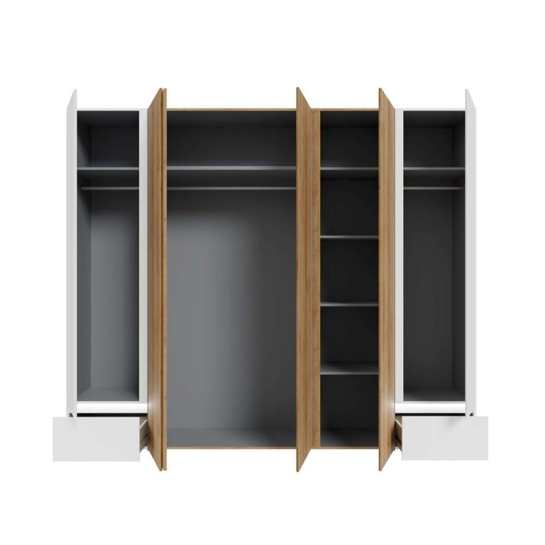 صورة سولانا طقم غرفة نوم مودرن – خشب طبيعي