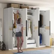 Picture of Kidlo Natural wood Wardrobe