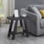 Picture of Aveline Side Table – Natural Wood with Shelf