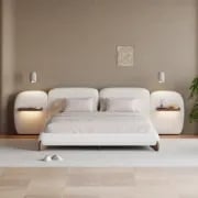 Picture of Serenity Upholstered Bed – Modern Comfort & Style