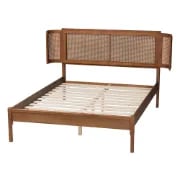Picture of Marissa Natural Wood Bed with Curved Headboard