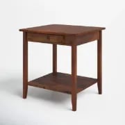 Picture of Aidan Natural wood side table - One drawer