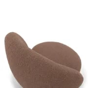 Picture of Arvora Swivel Accent Chair – Sculpted Design with Artistic Back