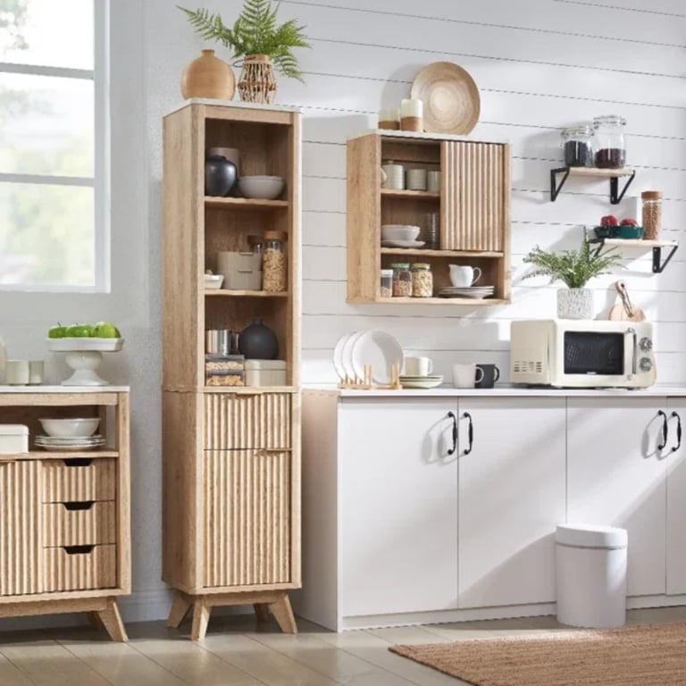 Picture of Mora Natural wood Bathroom cabinet