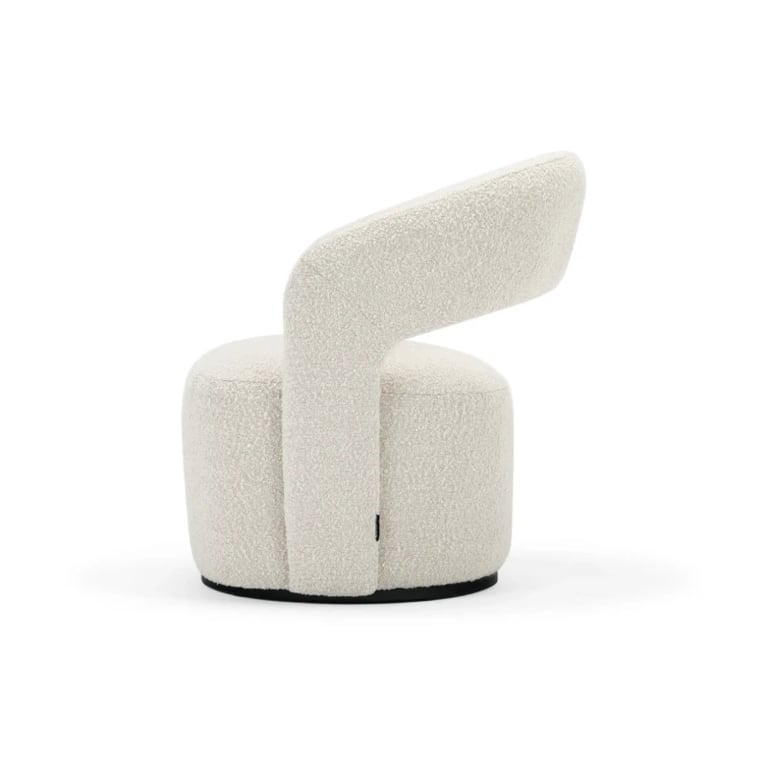 Picture of Patchie Patchwork Accent Chair – Soft Upholstery with Natural Wood Base