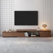Graffi TV Unit with 3 Drawers - Expandable 