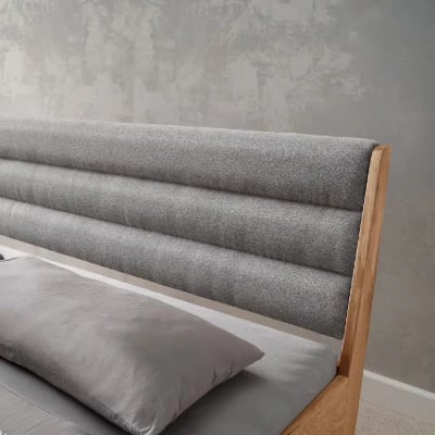 صورة سرير سورين هارموني من الخشب الطبيعي