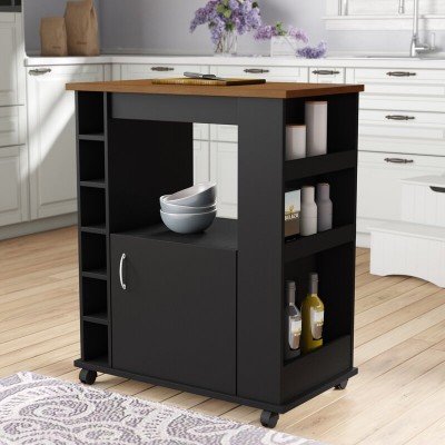 weran Kitchen Cart with Locking Wheels