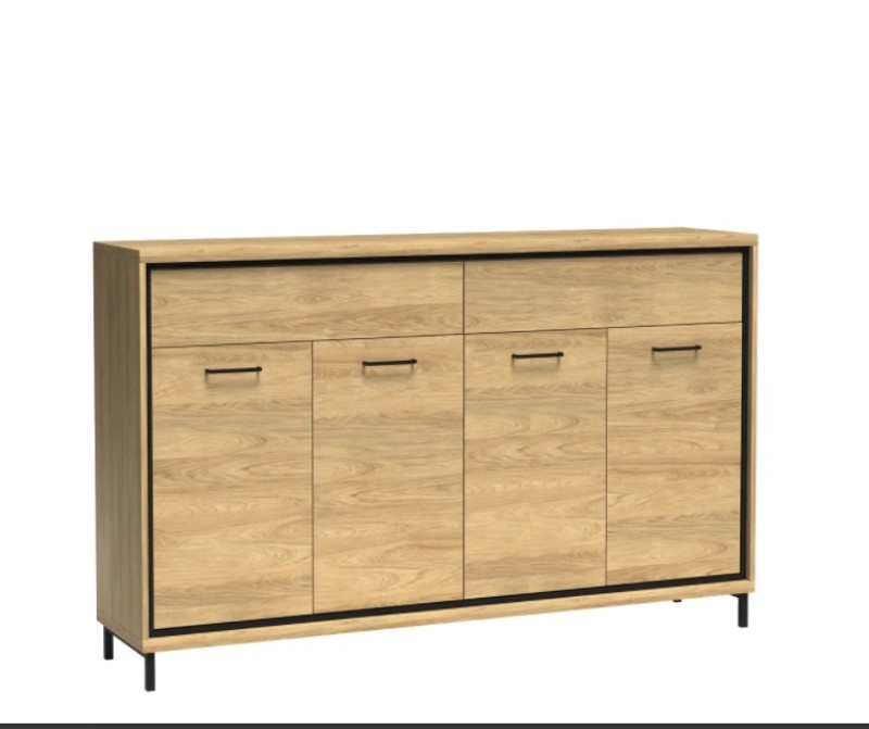 Picture of Verona Complete Modern Bedroom Set – Natural Wood
