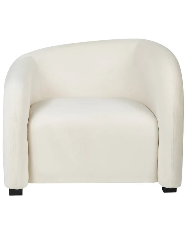 Luvora - Curved Velvet Armchair
