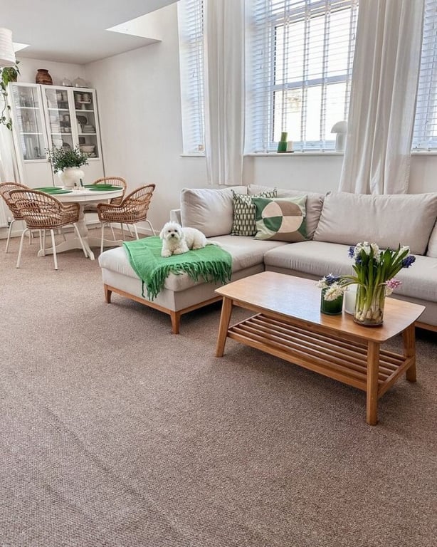 صورة لاڤا -طاولة قهوه خشب طبيعى مع رف