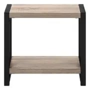 Picture of Brulotte Natural wood Side table - One shelf