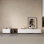 White + Walnut Brown