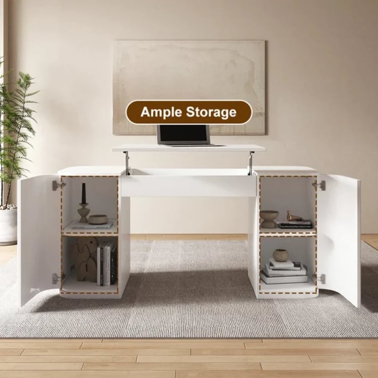 صورة سيرينكي – مكتب خشب طبيعي