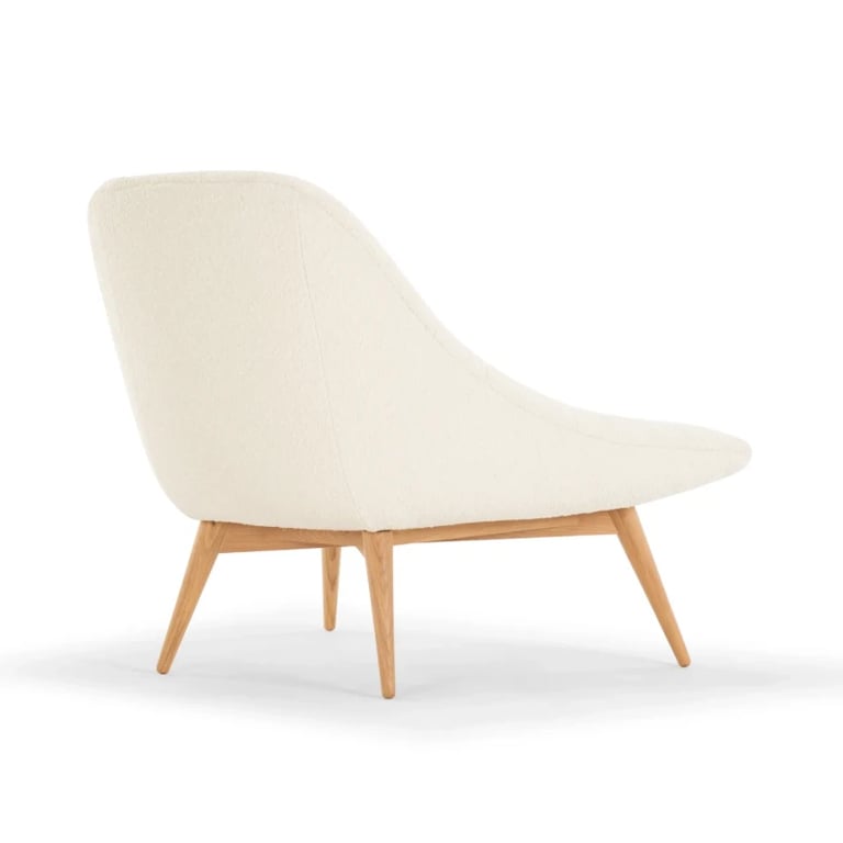 Picture of Elton Accent Chair – Classic Meets Modern with Natural Wood Legs
