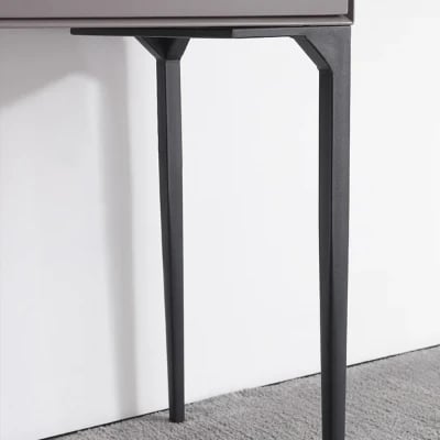 Graffie Dressing Table Set – Natural Wood with Mirror & Stool