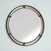 Wylie Round Metal Wall Mirror