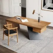 Picture of Torno Solid Curve Armchair – Resilient Natural Wood for Dining & Living