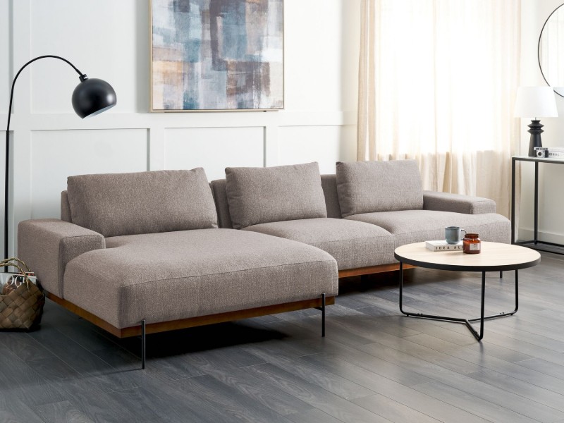 Picture of Moris L-Shaped Sectional Natural wood